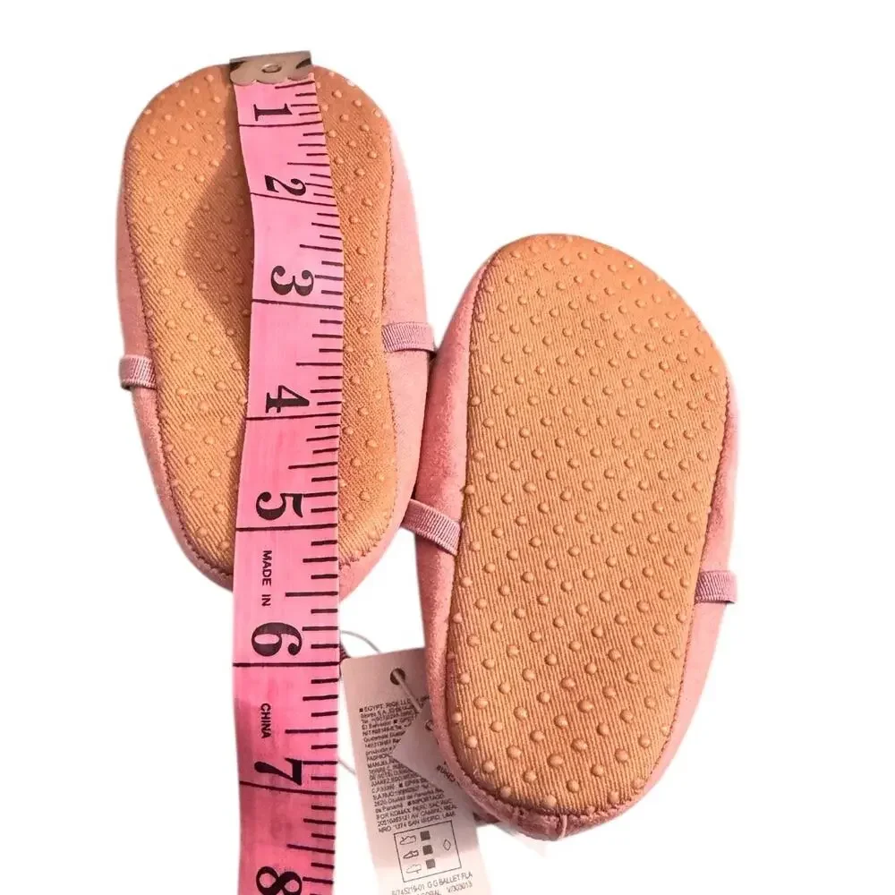 Old Navy Baby Girl Pink Mary Jane Ballet FlatBaby Walker  Shoes Sz 18-24M